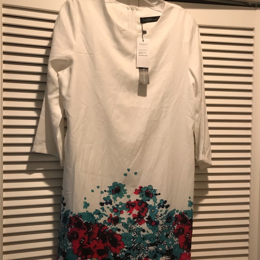 Zanzea 3/4 sleeve dress looks great on